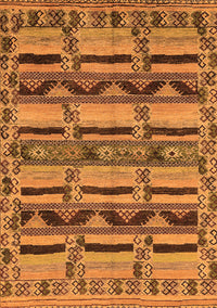 Oriental Orange Industrial Rug, urb1239org