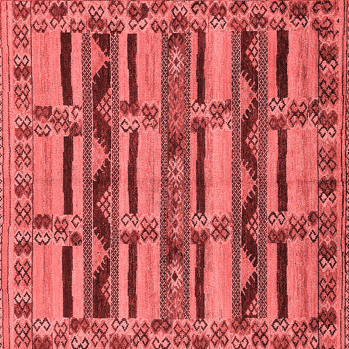 Machine Washable Oriental Red Industrial Rug, wshurb1239red