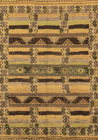 Oriental Brown Industrial Rug, urb1239brn