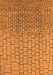 Solid Orange Modern Rug, urb1240org