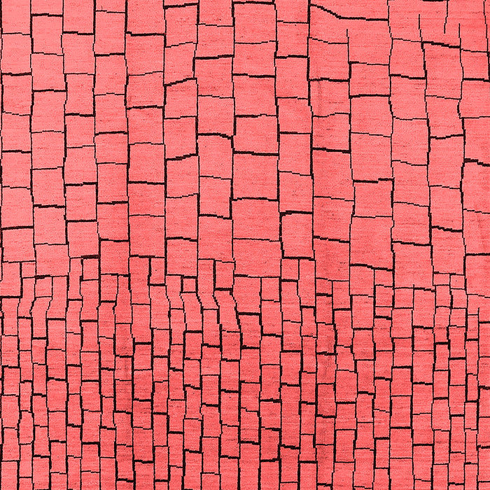 Solid Red Modern Area Rugs