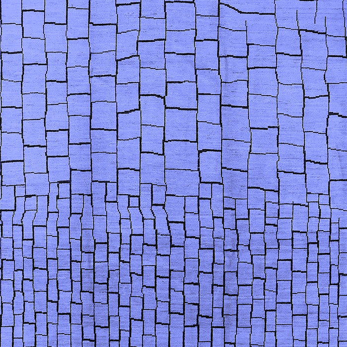 Machine Washable Solid Blue Modern Rug, wshurb1240blu