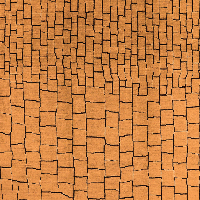 Machine Washable Solid Orange Modern Area Rugs, wshurb1240org