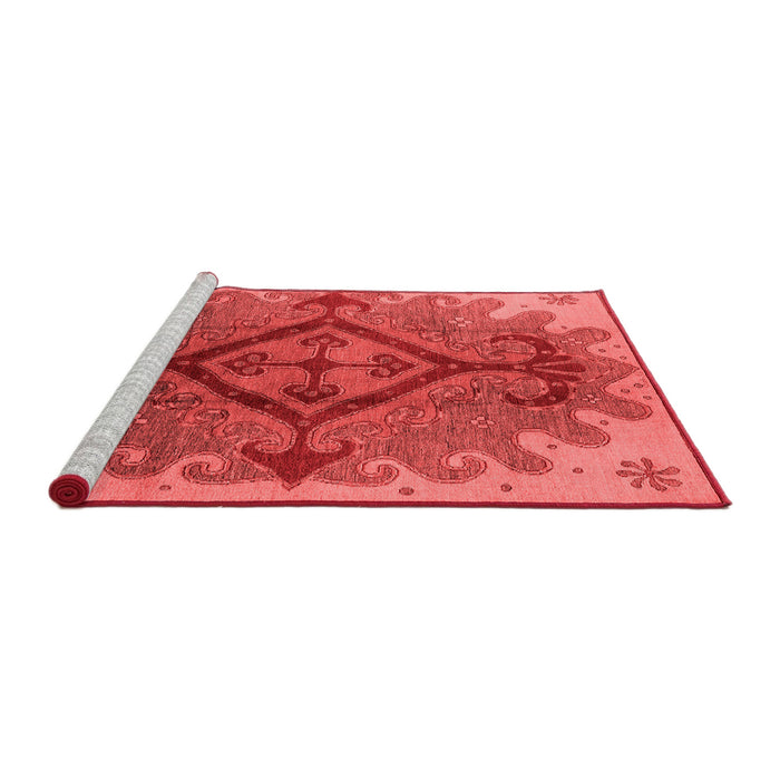 Industrial Red Washable Rugs