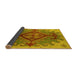 Sideview of Oriental Yellow Industrial Rug, urb1241yw