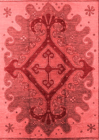 Oriental Red Industrial Rug, urb1241red