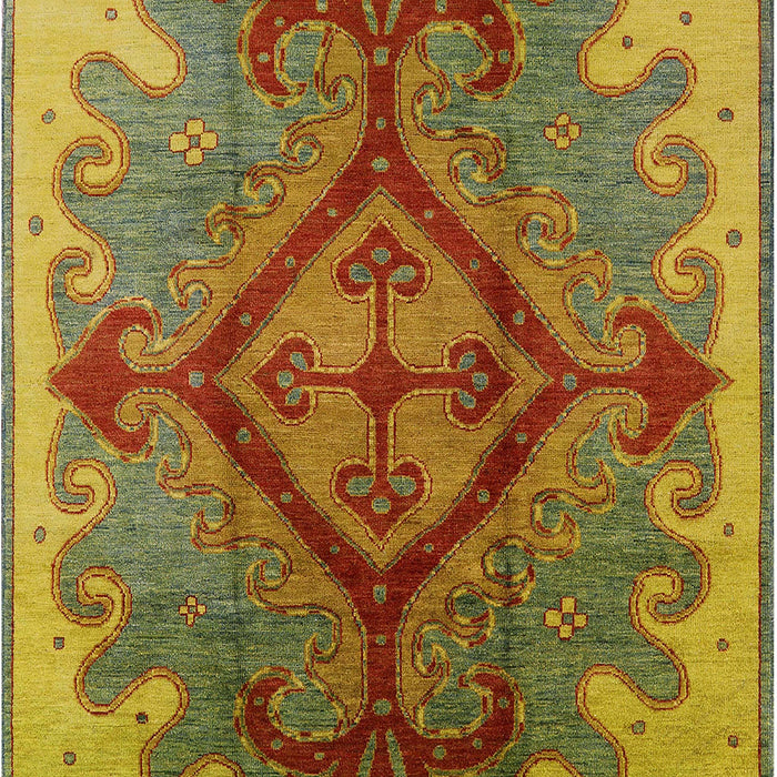 Mid-Century Modern Brown Oriental Rug, urb1241