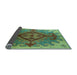 Sideview of Oriental Light Blue Industrial Rug, urb1241lblu