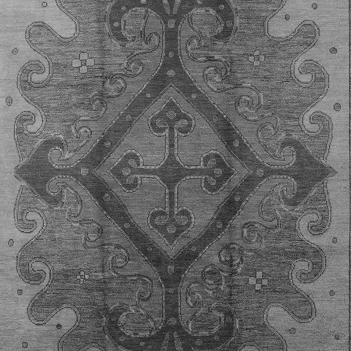 Machine Washable Oriental Gray Industrial Rug, wshurb1241gry