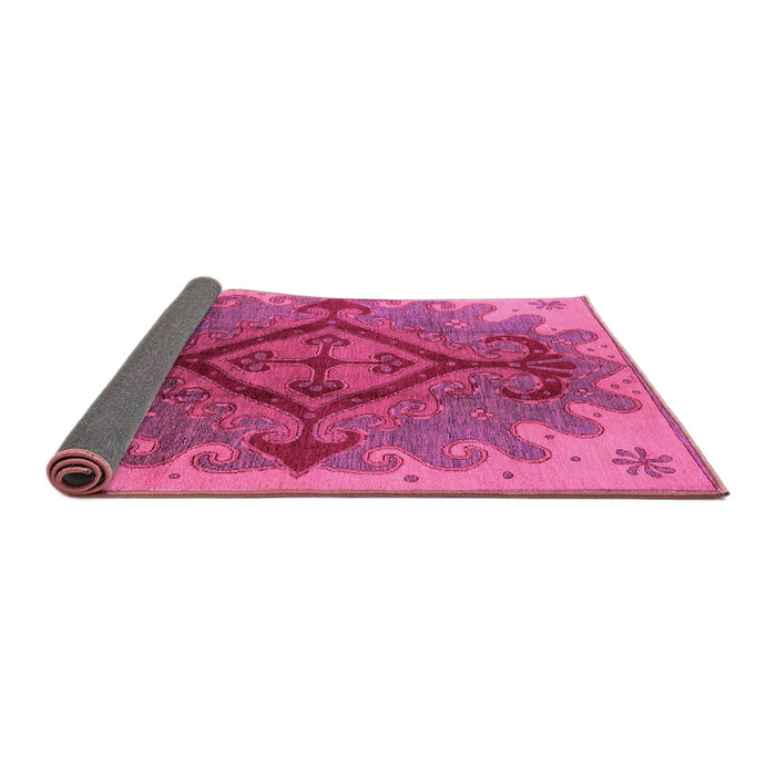 Sideview of Oriental Pink Industrial Rug, urb1241pnk