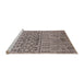 Sideview of Machine Washable Industrial Modern Puce Purple Rug, wshurb1242