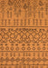 Solid Orange Modern Rug, urb1242org