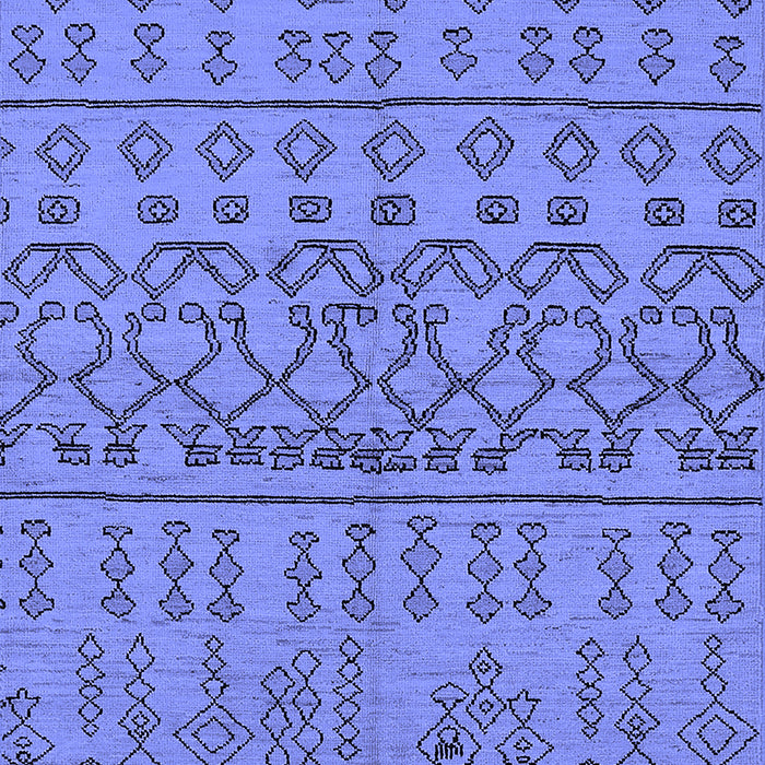 Solid Blue Modern Rug, urb1242blu