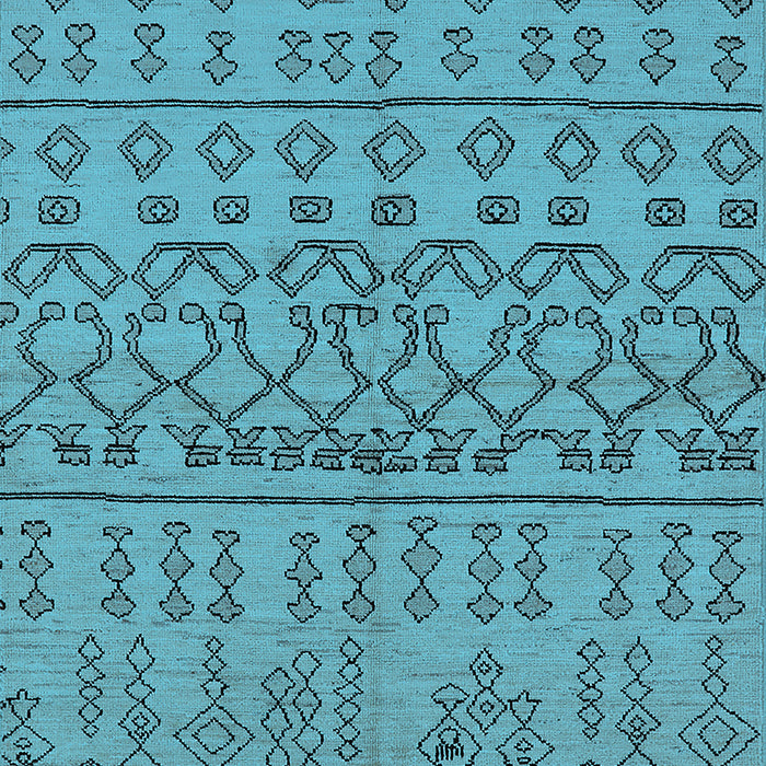 Solid Light Blue Modern Rug, urb1242lblu