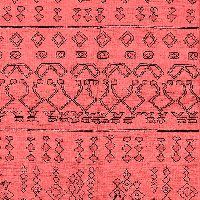 Solid Red Modern Area Rugs