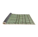 Sideview of Mid-Century Modern Green Oriental Rug, urb1243