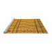 Sideview of Machine Washable Oriental Orange Industrial Area Rugs, wshurb1243org