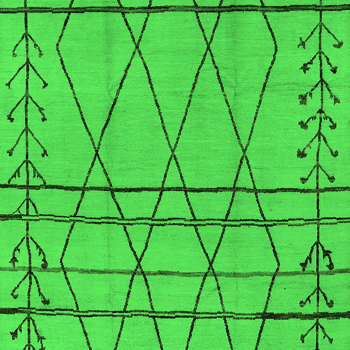 Oriental Green Industrial Rug, urb1243grn