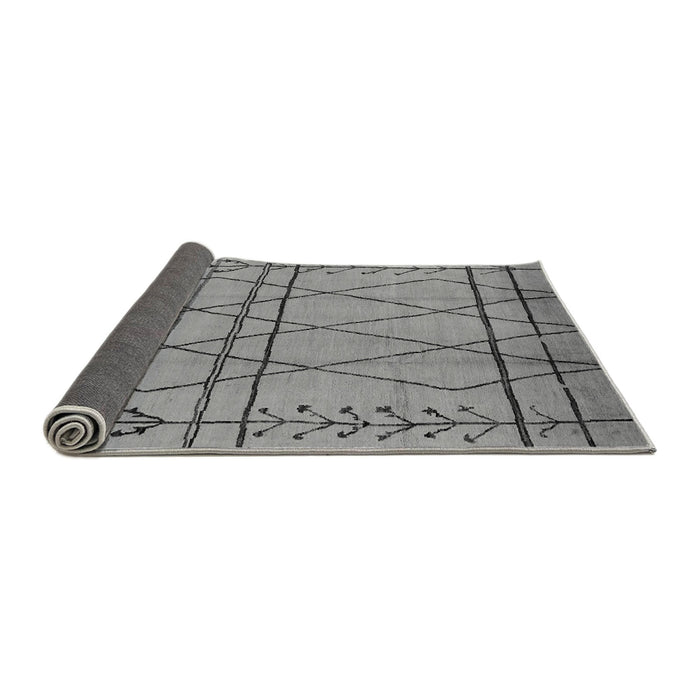 Sideview of Oriental Gray Industrial Rug, urb1243gry