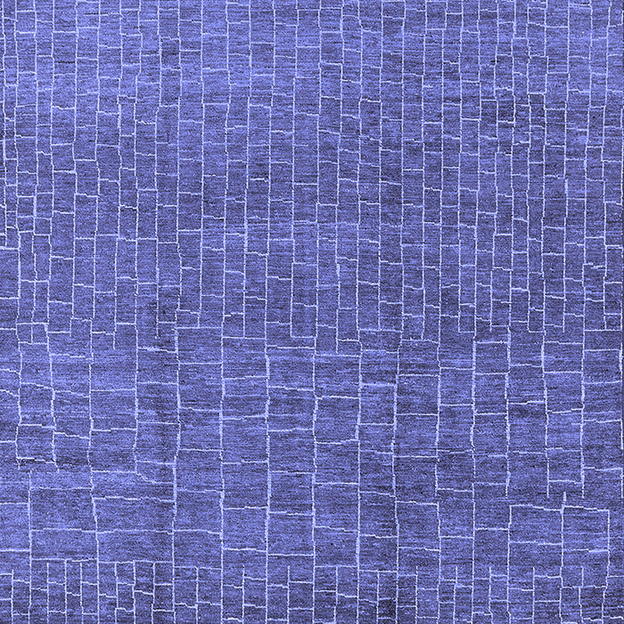 Machine Washable Oriental Blue Industrial Rug, wshurb1244blu