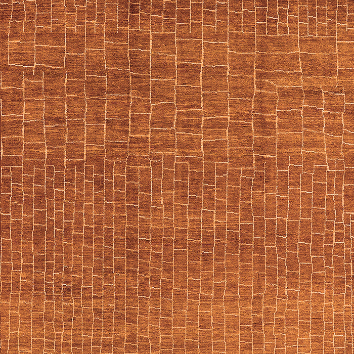 Machine Washable Oriental Orange Industrial Area Rugs, wshurb1244org