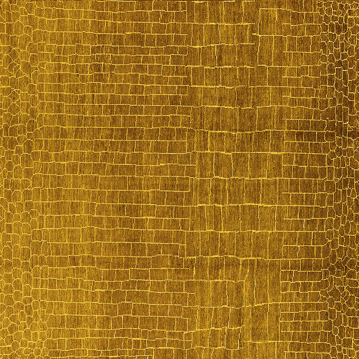 Square Oriental Yellow Industrial Rug, urb1244yw