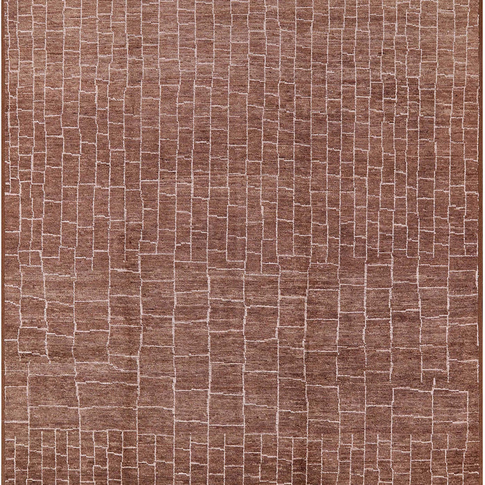 Machine Washable Industrial Modern Light Copper Gold Rug, wshurb1244