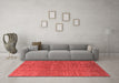 Industrial Red Washable Rugs