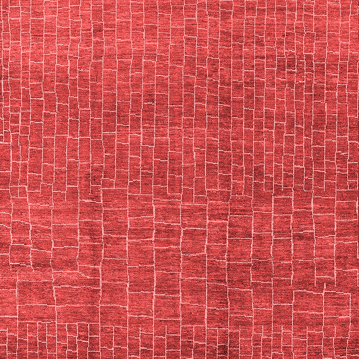 Machine Washable Oriental Red Industrial Rug, wshurb1244red