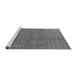 Sideview of Machine Washable Oriental Gray Industrial Rug, wshurb1244gry