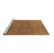 Sideview of Machine Washable Oriental Brown Industrial Rug, wshurb1244brn