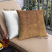 Front View of Mid-Century Modern Urban Square Mahogany Brown Throw Pillow, 18 inch by 18 inch, pwurb1245