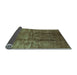 Sideview of Oriental Light Blue Industrial Rug, urb1245lblu