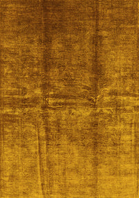 Oriental Yellow Industrial Rug, urb1245yw