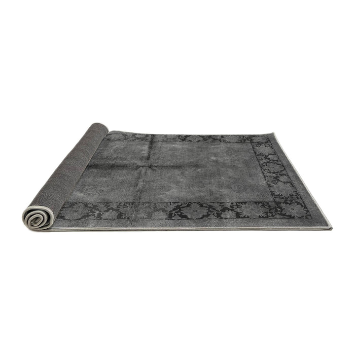 Sideview of Oriental Gray Industrial Rug, urb1246gry