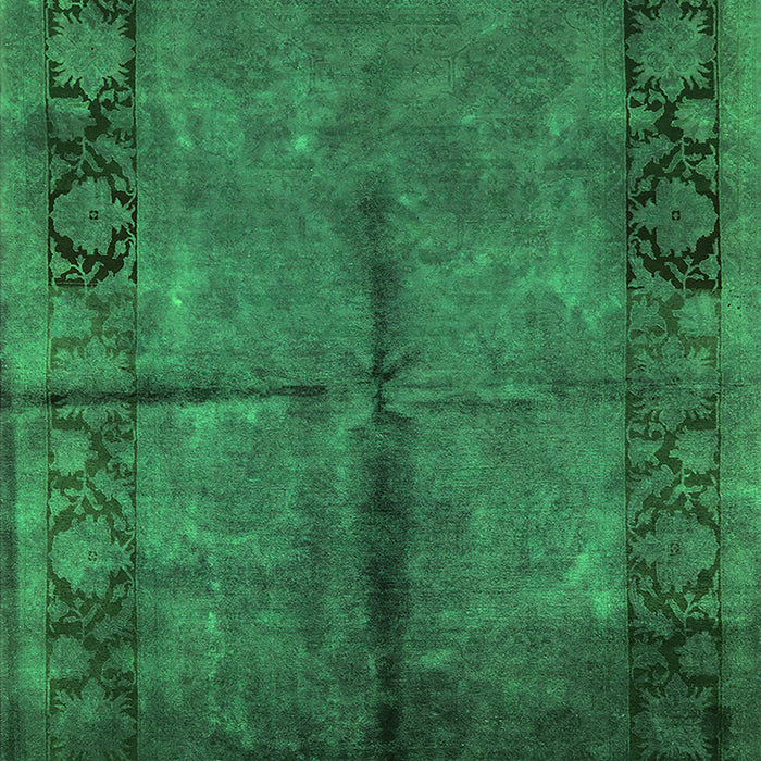 Oriental Green Industrial Rug, urb1246grn