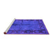 Sideview of Machine Washable Oriental Purple Industrial Area Rugs, wshurb1246pur