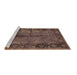 Sideview of Machine Washable Oriental Brown Industrial Rug, wshurb1246brn