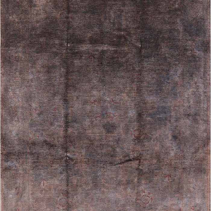 Machine Washable Industrial Modern Mauve Taupe Purple Rug, wshurb1247