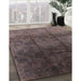 Machine Washable Industrial Modern Mauve Taupe Purple Rug in a Family Room, wshurb1247