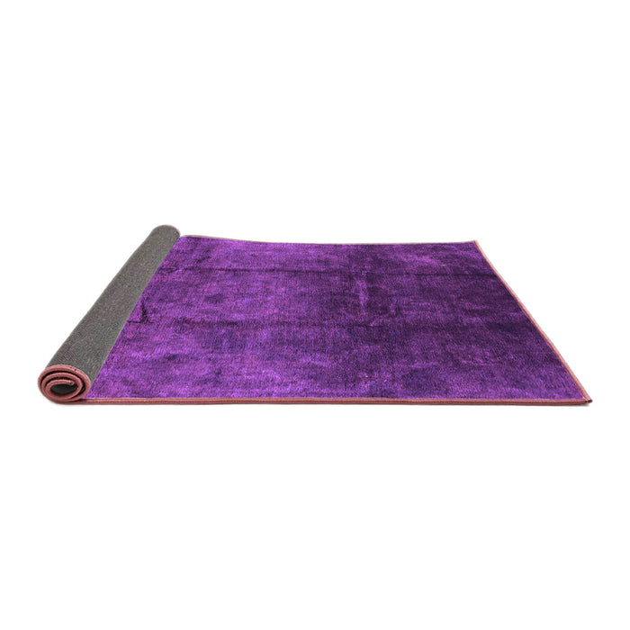 Sideview of Oriental Purple Industrial Rug, urb1247pur
