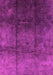 Machine Washable Oriental Pink Industrial Rug, wshurb1247pnk