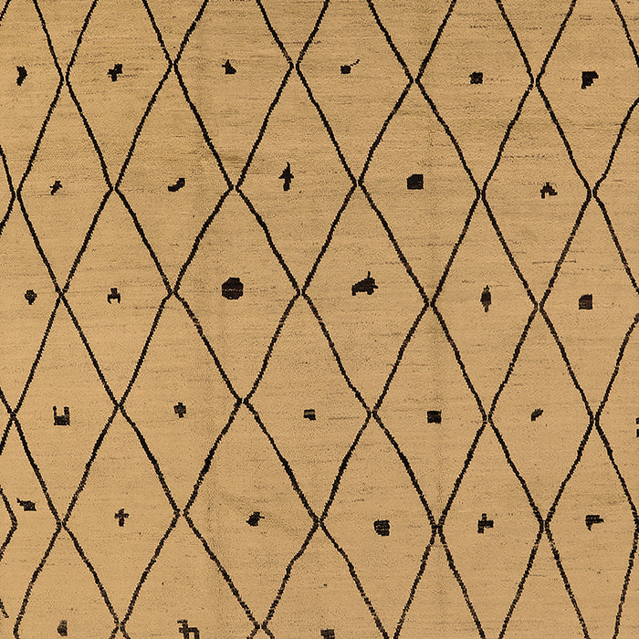 Machine Washable Solid Brown Modern Rug, wshurb1248brn