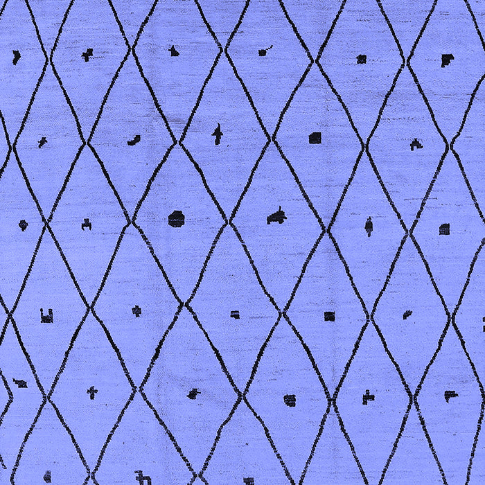 Solid Blue Modern Rug, urb1248blu