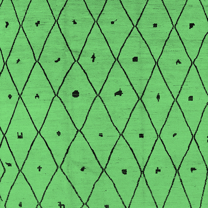 Machine Washable Solid Emerald Green Modern Area Rugs, wshurb1248emgrn