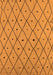 Solid Orange Modern Rug, urb1248org