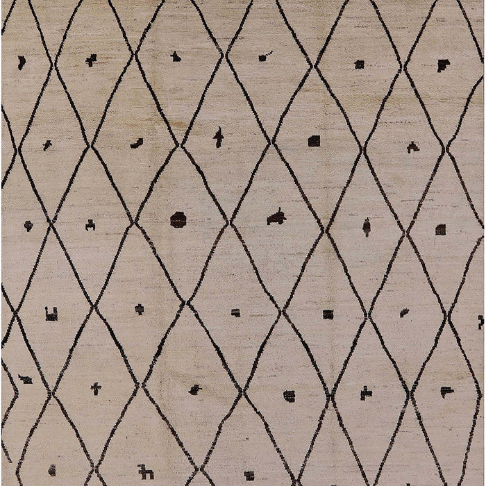 Machine Washable Industrial Modern Dark Almond Brown Rug, wshurb1248