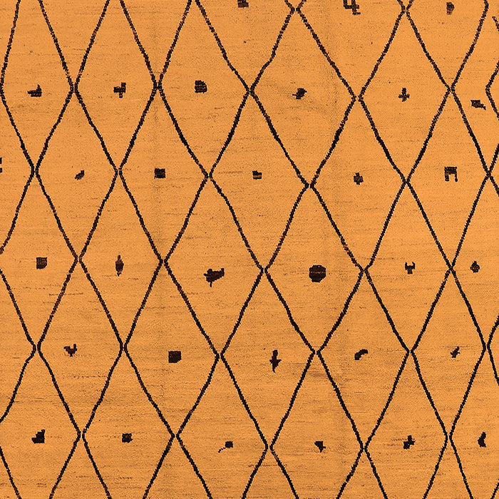 Machine Washable Solid Orange Modern Area Rugs, wshurb1248org