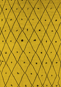 Solid Yellow Modern Rug, urb1248yw