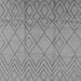Square Machine Washable Solid Gray Modern Rug, wshurb1249gry